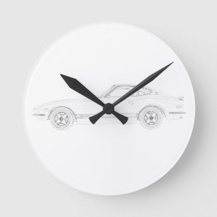 Datsun 240Z Runde Wanduhr