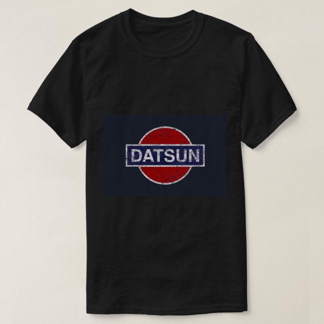 Datsun Vintage Car Bath Mat T-Shirt (Design vorne)
