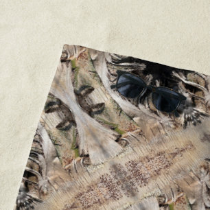 Dattelpalmenstamm-Textur Nahaufnahme Foto Bild Strandtuch