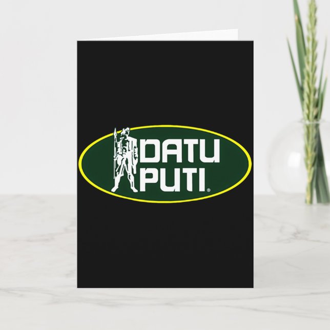 Datu Puti T-Shirt  Karte (Vorderseite)