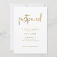 Datum ändern | Imitate Gold Script auf White