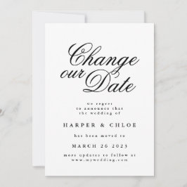 Datum ändern save the date