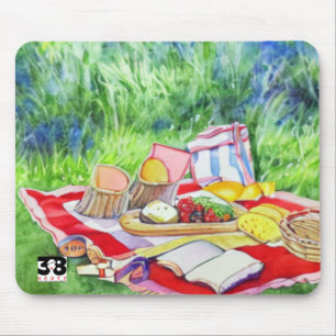 Datum der Wasserfarbe Mousepad