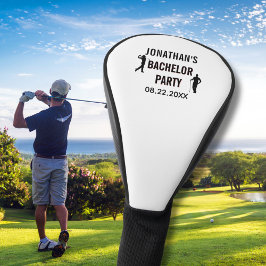 Datum des Bachelor-Parteinamens Golf Headcover