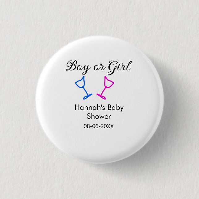 Datum des Datums des Beginns des Beginns eines Bab Button (Vorderseite)