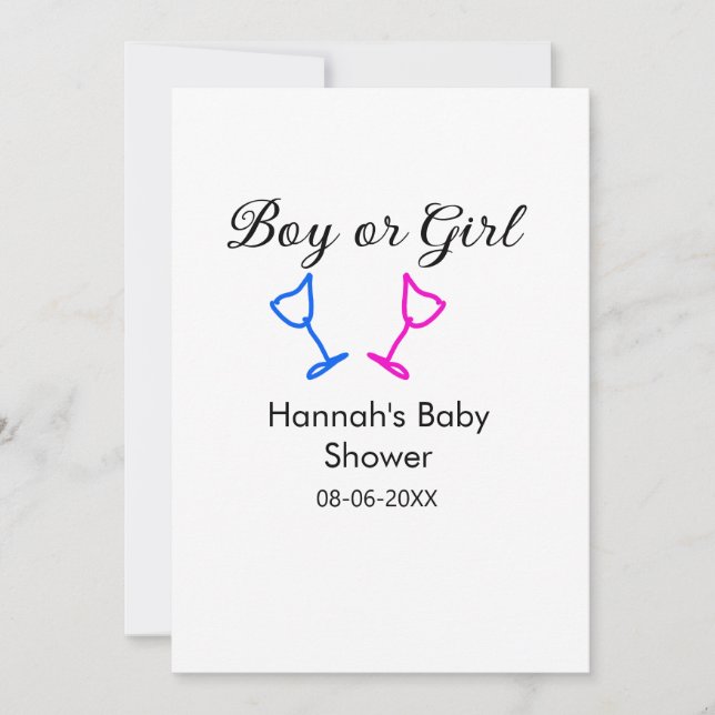 Datum des Datums des Beginns des Beginns eines Bab Einladung (Vorderseite)