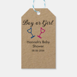 Datum des Datums des Beginns des Beginns eines Bab Geschenkanhänger