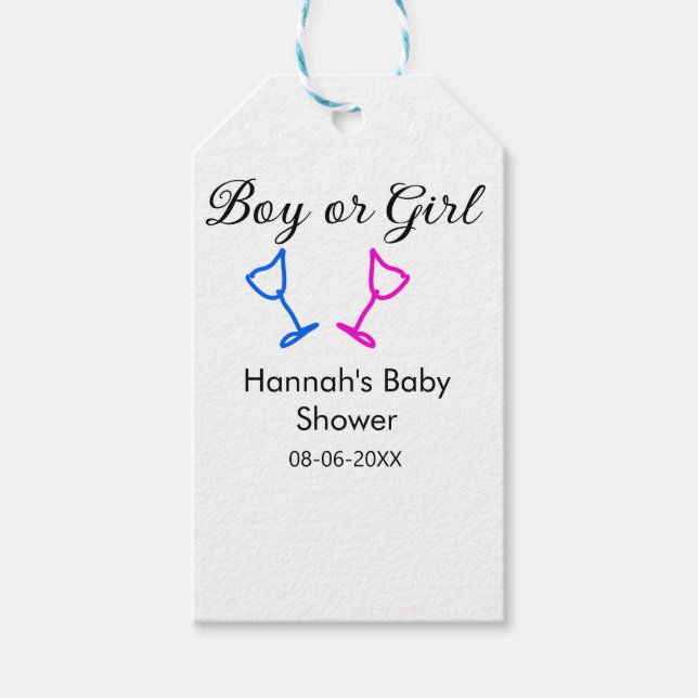 Datum des Datums des Beginns des Beginns eines Bab Geschenkanhänger (Vorderseite)