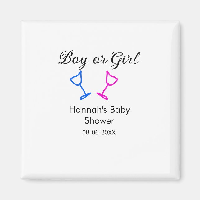 Datum des Datums des Beginns des Beginns eines Bab Magnet (Vorne)