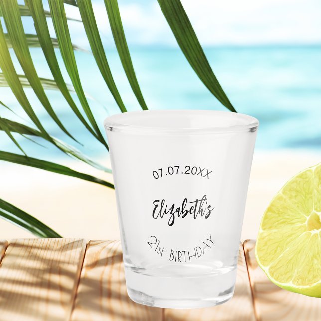 Datum des Geburtstags Schnapsglas (Von Creator hochgeladen)