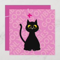 Datum freihalten! - Funny Cat Birthday Card