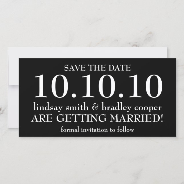 Datum freihalten save the date (Vorderseite)