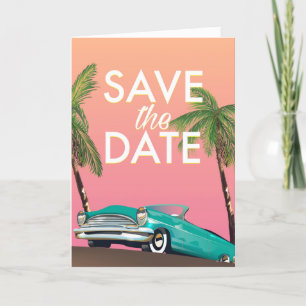 Datum merken Vintage Cabrio Auto