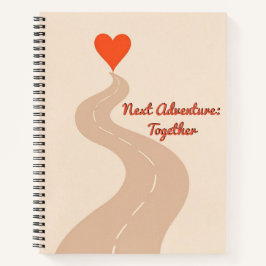 Datum-Nacht- und Abenteuerplaner | Romantische Str Notizbuch