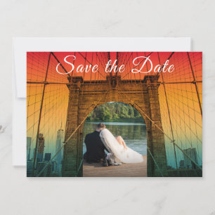 Datum Speichern New York Frisch Vermählte Hochzeit Einladung