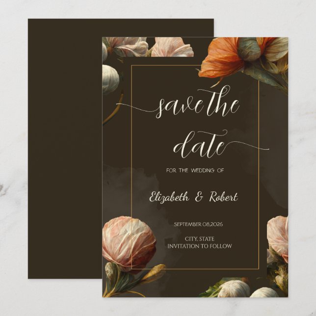 Datum speichern save the date (Vorne/Hinten)