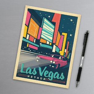 Datum vormerken Las Vegas, NV Ankündigungspostkarte