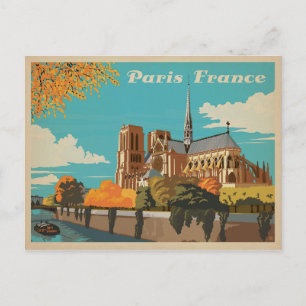 Datum vormerken Paris, Frankreich Ankündigungspostkarte