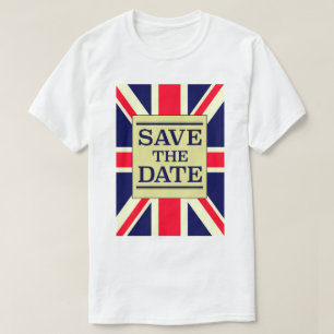 Datum vormerken Vintage Union Jack T-Shirt