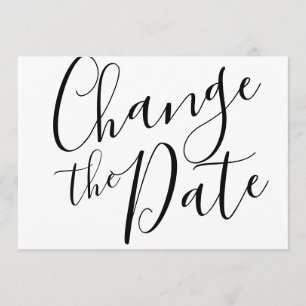 Datumänderung Verschoben Abgesagt Event Modern Einladung