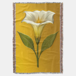Datura (Stechapfel) – Botanischer Metall Kontrast Decke