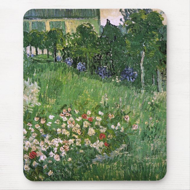 Daubigny's Garden Van Gogh Fine Art Mousepad (Vorne)