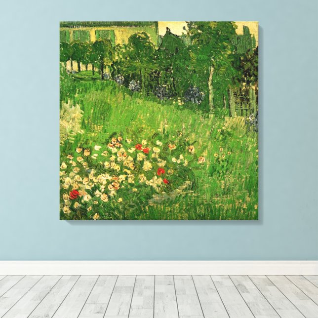 Daubigny's Garden von Vincent van Gogh, Le Jardin Leinwanddruck (Insitu (Holzboden))