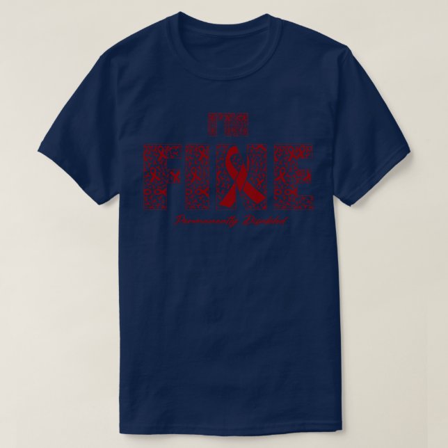 Dauerhaft Mit Behinderung Bewusstsein für Feinstri T-Shirt (Design vorne)