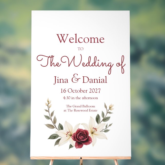 Dauerhafte Liebe Acrylschild (Neutral)