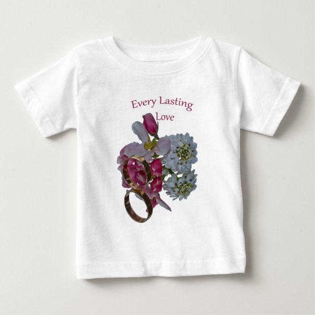 Dauerhafte Liebe Baby T-shirt (Vorderseite)