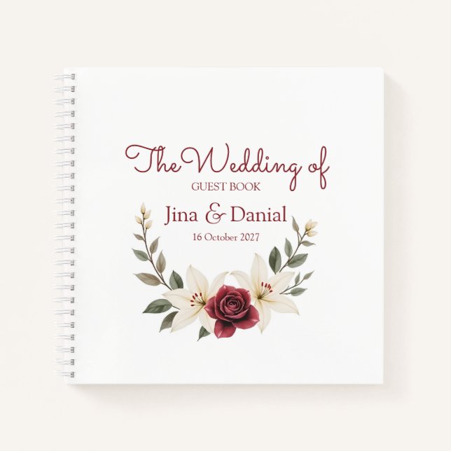 Dauerhafte Liebe Notizbuch (Vorderseite)