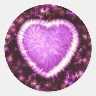 Dauerhafte Liebe Runder Aufkleber