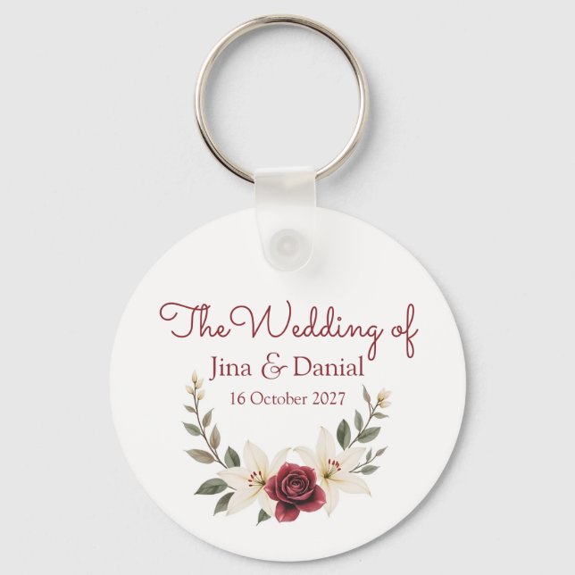 Dauerhafte Liebe Schlüsselanhänger (Vorderseite)