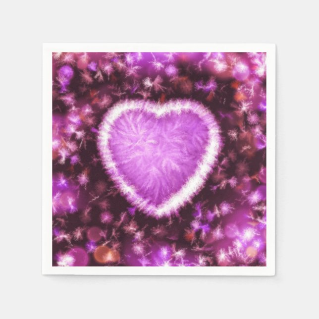 Dauerhafte Liebe Serviette (Vorderseite)