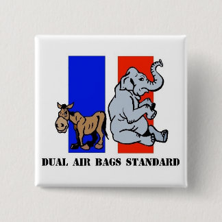DAUERHAFTE LUFTBAGS STANDARD-POLITISCHE SCHALTFLÄC BUTTON