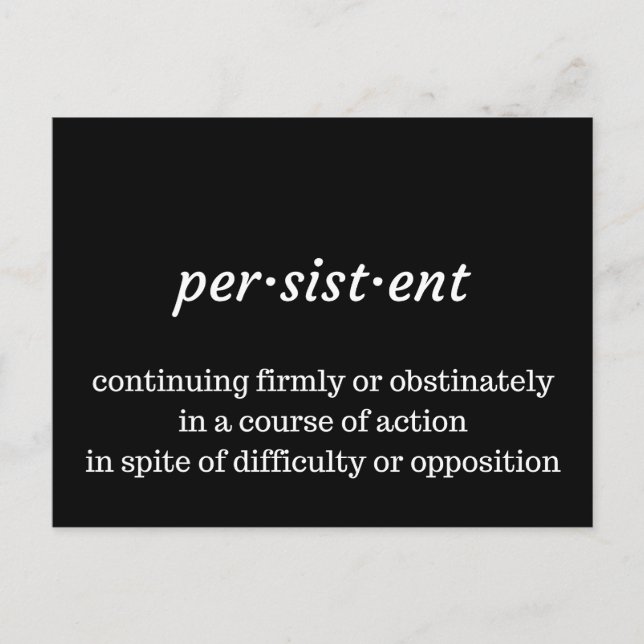 Dauerhafte Postkarte (Vorderseite)