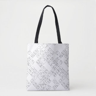 Dauerhafte und stilvolle Leinwand Tote Bag