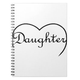 Dauerhaftes Herz Notizblock