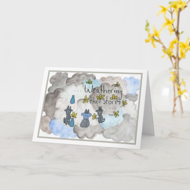 Dauerkarte Karte (Gelbe Blume)