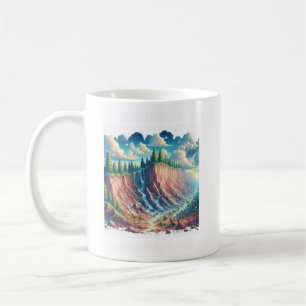 Dauernde Erde: Erosion T-Shirt Kaffeetasse