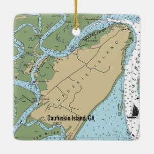 Daufuskie Island Georgia Keramikornament