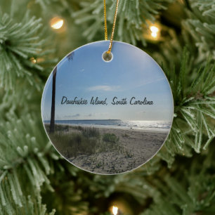 Daufuskie Island Hilton Head South Carolina Beach Keramik Ornament