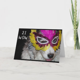 DAUGHERS "21." GEBURTSTAG MIT LIEBE KARTE