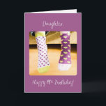 Daughter 14. Geburtstag Crazy Socks Karte<br><div class="desc">Jetzt sollten Sie Ihre Kopie dieser Karte besser fertig machen,  damit Sie diese Ihrer lieblichen Tochter geben können,  die in nur wenigen Tagen ihren 14. Geburtstag feiern wird. Die lustige Nachricht,  die diese Karte teilt,  wird ihren Tag noch heller und verrückter machen.</div>