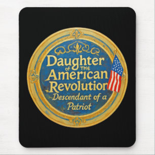 Daughter American Revolution Abkömmling Patriot Mousepad