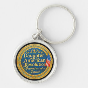 Daughter American Revolution Abkömmling Patriot Schlüsselanhänger