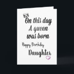 **DAUGHTER** BESONDERE "SIE" UND SONDERTAG "BIRTHT KARTE<br><div class="desc">LASS "DEINE BESONDERE **DAUGHTER**" WEISS,  WIE VIEL SIE BEDEUTET,  "DICH" AUF IHREN SEHR BESONDEREN TAG MIT DIESER LOVELY CARD</div>