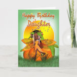 Daughter Birthday Card - Moonies Citrus Fairy - Af Karte<br><div class="desc">Daughter Birthday Card - Moonies Citrus Fairy - Afroamerikaner</div>