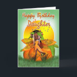 Daughter Birthday Card - Moonies Citrus Fairy - Af Karte<br><div class="desc">Daughter Birthday Card - Moonies Citrus Fairy - Afroamerikaner</div>