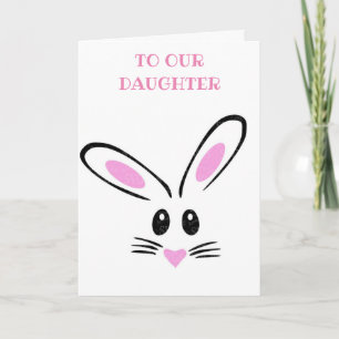 ***DAUGHTER*** BUNNY SAGT "GLÜCKLICH OSTERN" KARTE